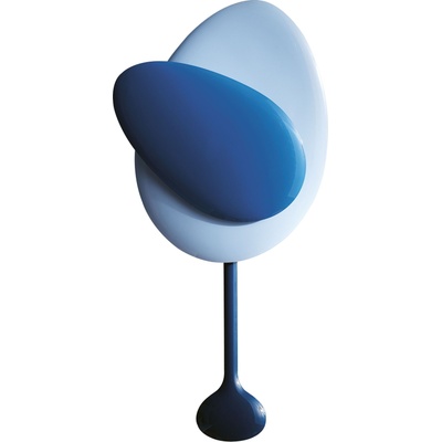 Design House Stockholm Mellow стенен часовник с махало, син (2812-5000)