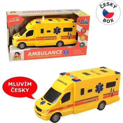 MaDe Sanitka Ambulance s českým hlasem na setrvačník 19 cm