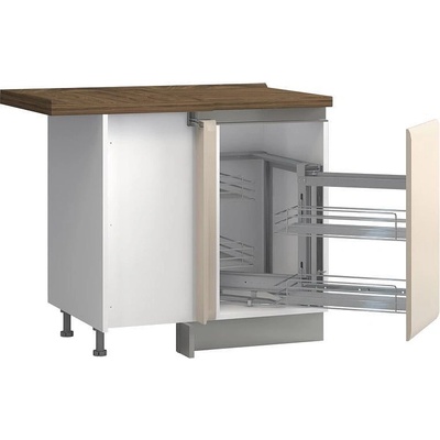 Долен кухненски шкаф ъглов с механизъм десен Invictus R-UG-1KMCR6