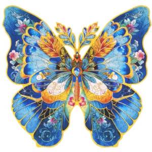 Robotime Дървен пъзел пеперуда Morpho Helena (TA003)