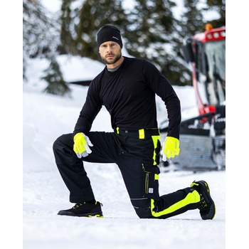 Ardon H6471 NEON WINTER HI VIS MONTÉRKOVÉ NOHAVICE DO PÁSA ČIERNO ŽLTÉ