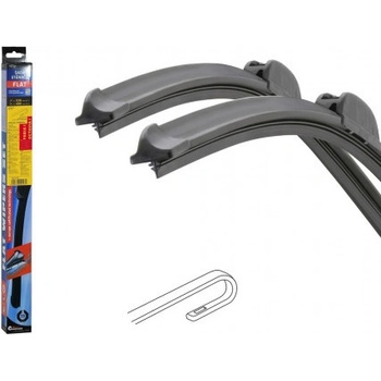 Compass Flat Set hook 530+480 mm 10427