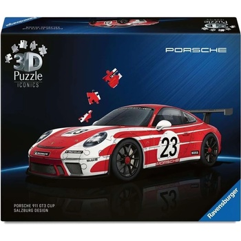Ravensburger 3D пъзел Ravensburger от 108 части - Porsche 911 GT3 (12008038)