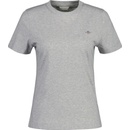 Gant tričko REG SHIELD SS T SHIRT šedá