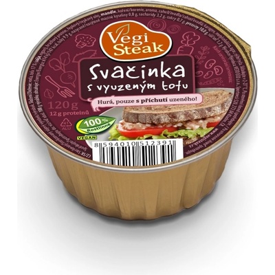VegiSteak nátierka Olovrant s vyúdeným tofu VETO ECO 120 g