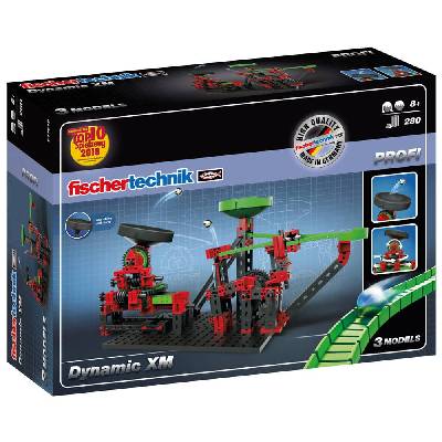 Конструктор Fischertechnik Dynamic XM - Marble run, писта, 3 модела, 280 компонента, над 7г (544618)