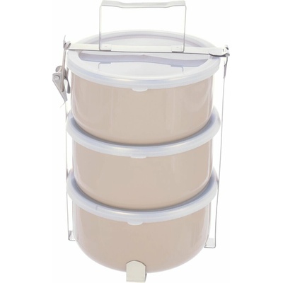 ORION Jídlonosič Lem+UH víka 3 x 1,4 l, pr. 16,5 cm, smalt