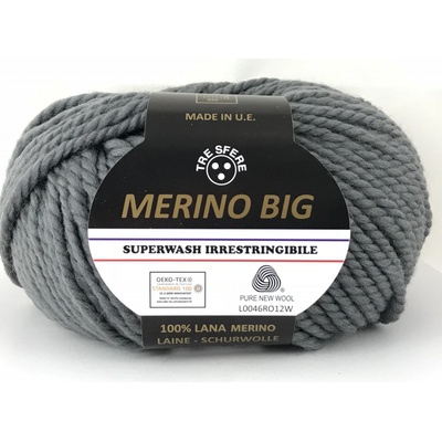 Příze Filati Tre Sfere Merino Big šedá