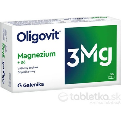 Galenika Oligovit 3 Mg Magnézium + B6 30 kapsúl