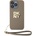 DKNY Калъф DKNY PU Leather Stack Logo Wrist Strap за iPhone15 Pro, DKHCP15LPBSWSE, Бежов (DKHCP15LPBSWSE)