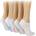 Pringle Чорапи Pringle Women's Trainer Socks - White