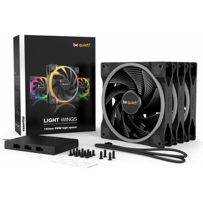 be quiet! Light Wings PWM High-Speed 140mm 3-Pack (BL079)