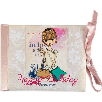 NBoutique Луксозна картичка за рожден ден - Следвай мечтите си