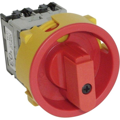 BACO NS3EV48 odpínač odblokovatelný 20 A 400 V 1 x 90 ° červená, žlutá 1 ks