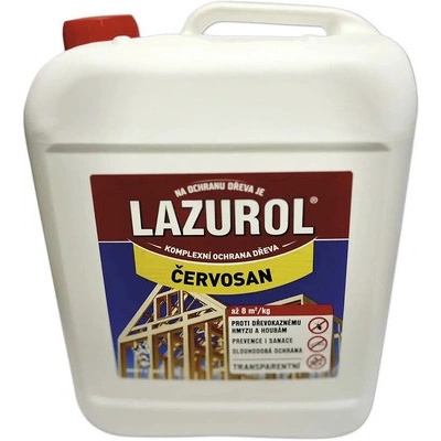 Lazurol červosan na hubení červotočů, 5 l