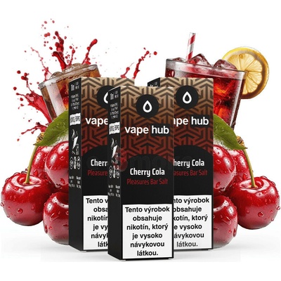 VapeHub Salt Cherry Cola 3 x 10 ml 20 mg
