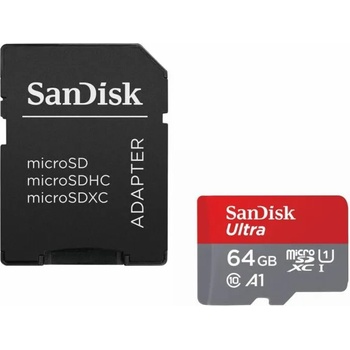 SanDisk Ultra microSDXC 64GB CL10/UHS-I/A1 (SDSQUAB-064G-GN6IA/215426)