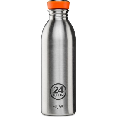 24Bottles Бутилка за вода Urban Bottle Basic 500 мл сребърна (Steel Life 055)