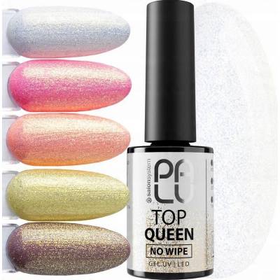 Palu Hybridní lak na nehty Zlatožluté částečky Queen No Wipe 11 ml