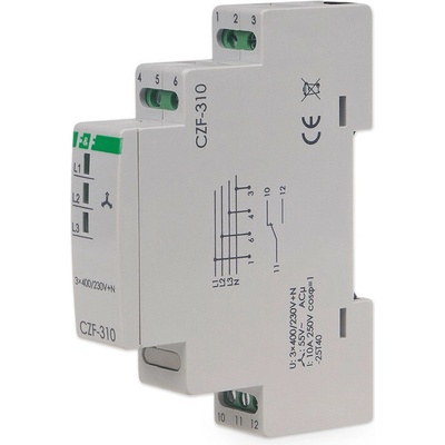 CZF-310 - Relé pre kontrolu výpadku fáz, 3x 400V, 10A, 1x NO/NC