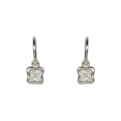 INFINITYSILVER Strieborné detské náušnice so zirkónom VE176B