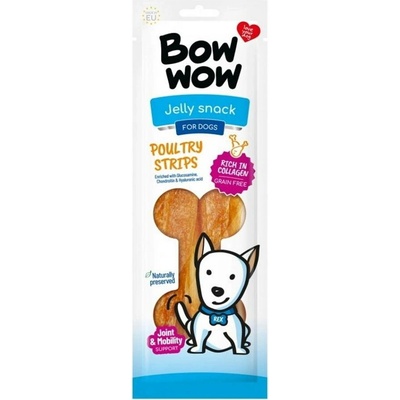 Mira Mar Bow Wow Jelly snack Drůbeží stripsy pro psy 60 g