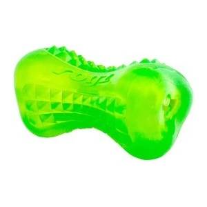 Rogz Yumz Large - Кучешкиа кокал за дъвчене с дупка за лакомства 15 см. зелен