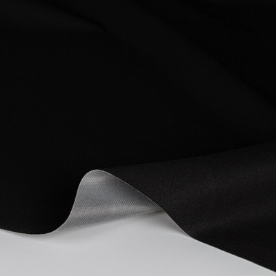 TextilCentrum.cz Potahová látka na SLOUPKY / STROPNICI do auta AUTOMOTIVE HEADLINER KOPER MONO 100, TENKÁ černá, tloušťka 1,8 mm, s molitanem a síťkou, š.180cm (látka v metráži)