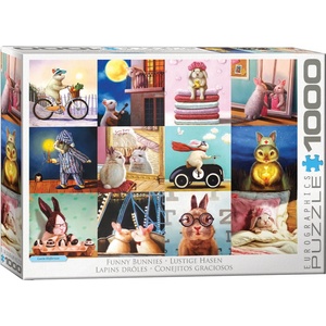 EUROGRAPHICS Пъзел Eurographics от 1000 части - Забавни зайчета (60005693)
