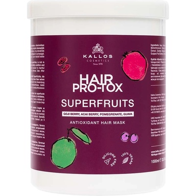 Kallos Hair Pro-Tox Superfruits Hair Mask 1000 ml