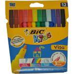  Флумастери Бик Visa 12цв