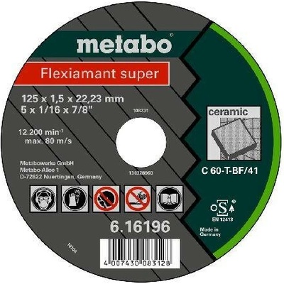 Metabo Flexiamant Řezný kotouč 115 x 1,5 x 22,2 mm 616195000