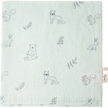 Cotton Hug Бебешка памучна пелена Cotton Hug - Горски животни, 120 х 120 cm (CH079)