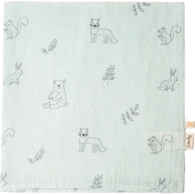 Cotton Hug Бебешка памучна пелена Cotton Hug - Горски животни, 120 х 120 cm (CH079)