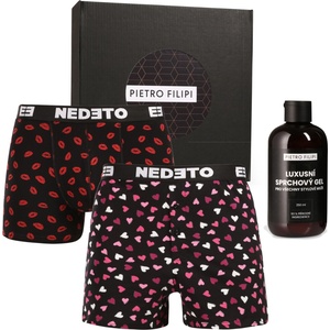 Nedeto Мъжки подаръчен комплект боксерки и боксерки Nedeto и душ гел Pietro Filipi Nedeto | Mnogotsveten | МЪЖЕ | M