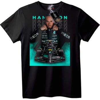 NOONEBRAND Тениска Hamilton F1 Състезание - M, White