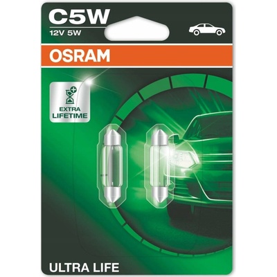 Osram Ultra Life C5W SV8.5 12V 5W-8 2ks 6418ULT-02B