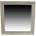 Home ESPRIT Стенно огледало Home ESPRIT Бял Естествен Дърво манго романтичен 92 x 6 x 92 cm