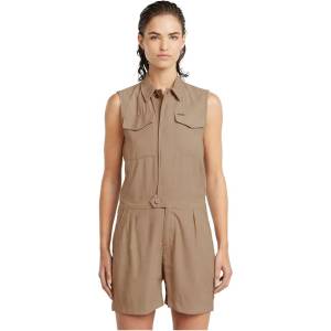 G-STAR Summer sleeveless romper - Brown (Light Toggee)