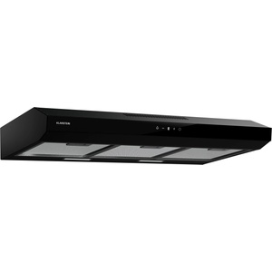 Klarstein Contempo Neo, аспиратор, под шкаф, рециркулация, 175 м³/ч, SenseControl, интегрирано сензорно управление, неръждаема стомана / акрилно стъкло (DSM-Contem. Neo 90BK) (DSM-Contem.Neo 90BK) - klarstein