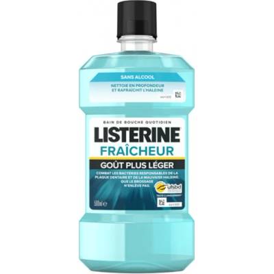 Listerine Fraîcheur s jemnější chutí bez alkoholu 500 ml