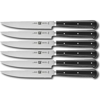 ZWILLING Sada nožov na steak STEAK SET 6 ks čierna