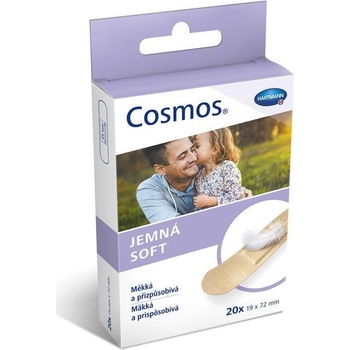 Cosmos jemná náplast soft 20 ks 19 x 72 mm