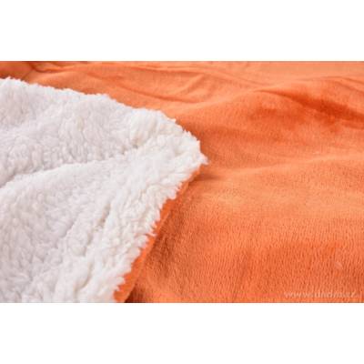Fc Dedra Exclusive Dedra Laggon Dream Deka z mikrovlákna dvojvrstvová oranžová 150x200