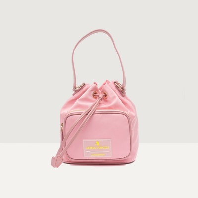 Anna Virgili ACAPULCO BUCKET BAG Růžová AHWH ACAS NYL 013