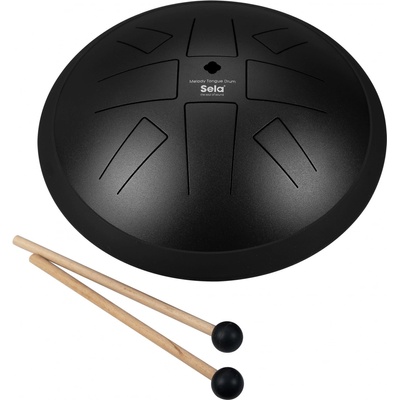 Sela 10" Melody Tongue Drum Black