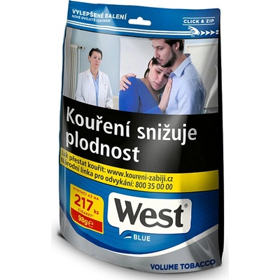 West Blue tabák cigaretový 98 g