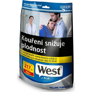 West Blue tabák cigaretový 98 g