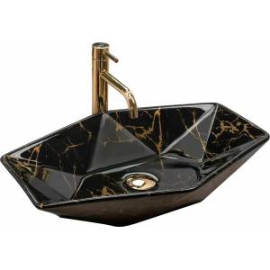 Rea Vegas 56,5 cm shiny black/gold (5902557364206)