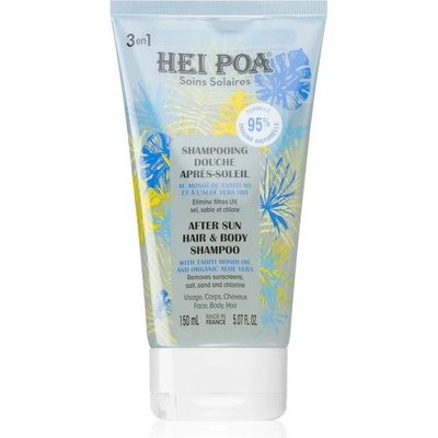 Hei Poa After Sun Monoi & Aloe Vera душ гел за тяло и коса след слънчеви бани 150ml